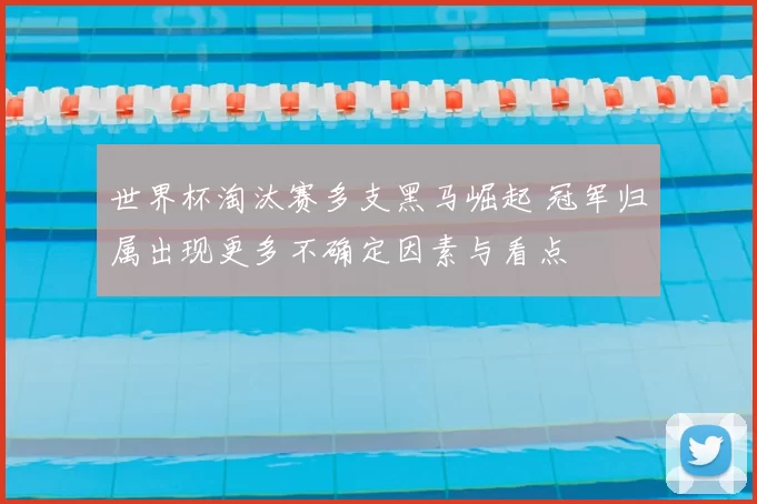 世界杯淘汰赛多支黑马崛起 冠军归属出现更多不确定因素与看点